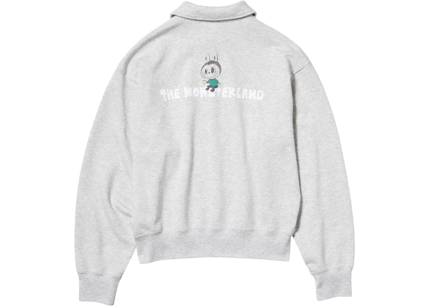 Женский свитшот на молнии Uniqlo x POP MART THE MONSTERS, Grey — фото 2