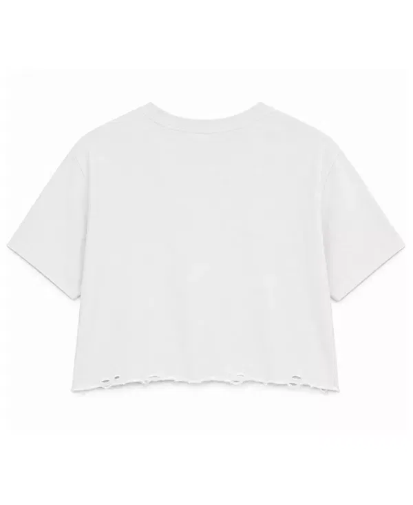 Детский топ для девочек с коротким рукавом Venice Beach Bus Oversized Crop Top Prince Peter Collection, белый — фото 2