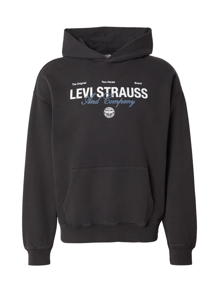 Толстовка LEVI'S 'Sunset Graphic Hoodie' черного цвета