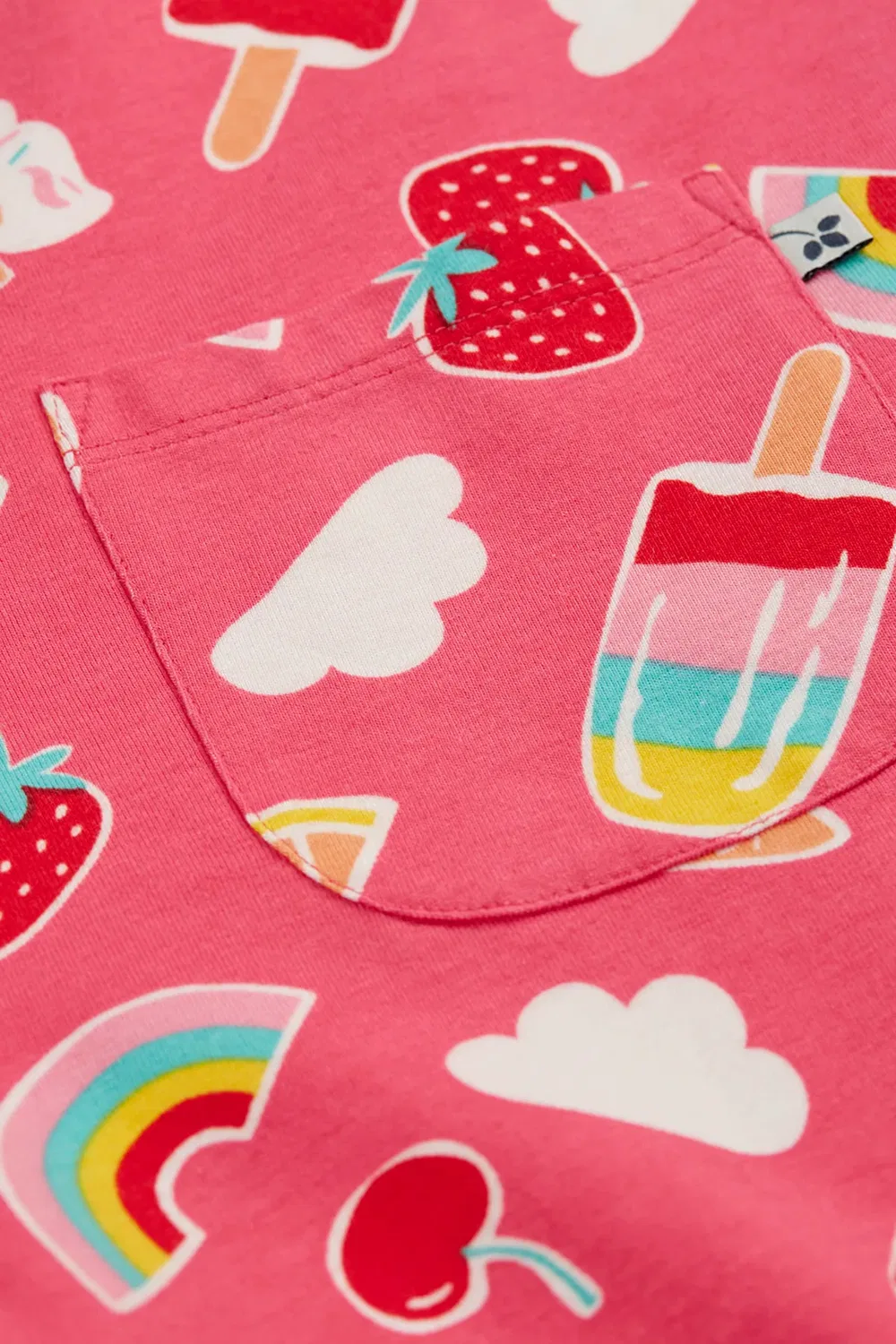 Детский комбинезон Dory playsuit Frugi, Pink — фото 3