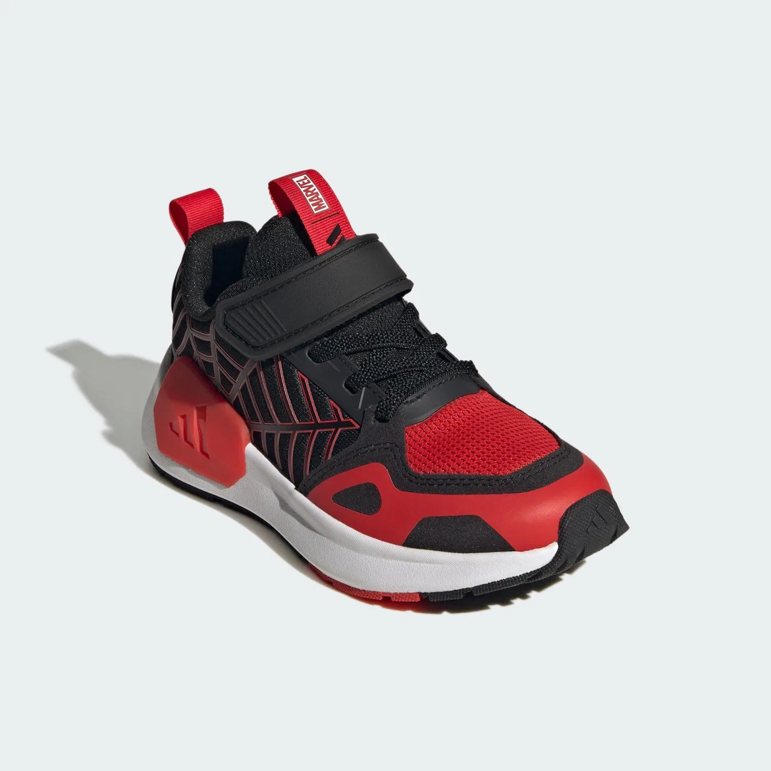 Детские кроссовки с принтом Marvel Spider-Man Runner Adidas, Schwarz Rot Weiss — фото 4