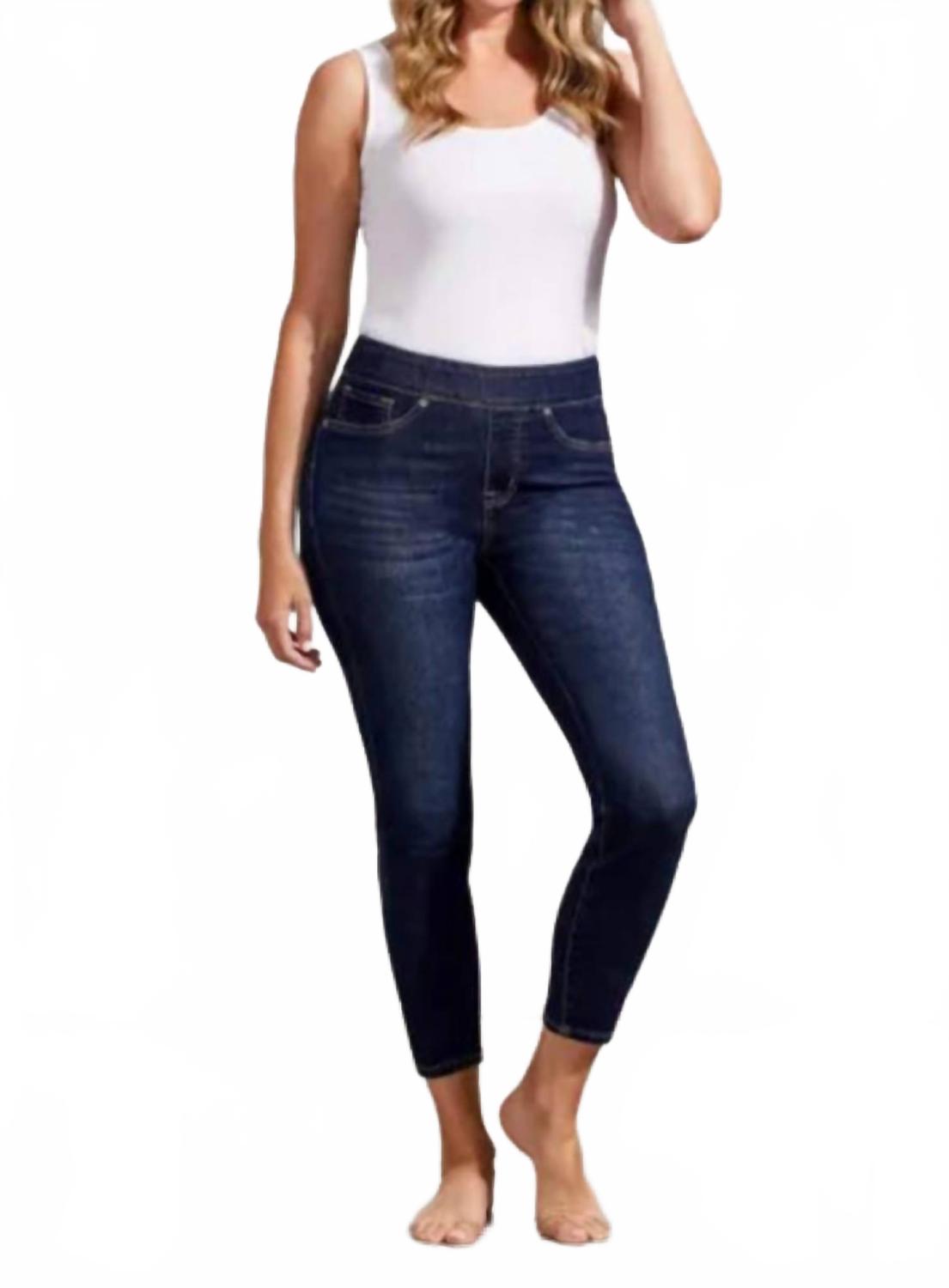 

Женские леггинсы Audrey Pull On Ankle Jegging в глубоком океане TRIBAL, deep ocean