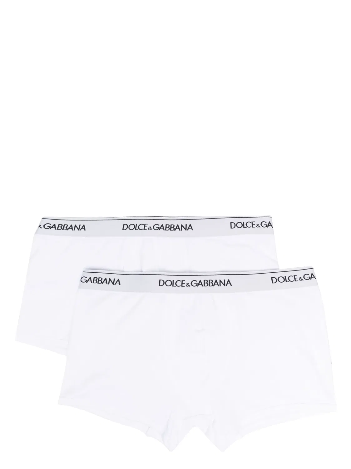 Dolce & Gabbana Трусы‑боксеры хлопковые белые
