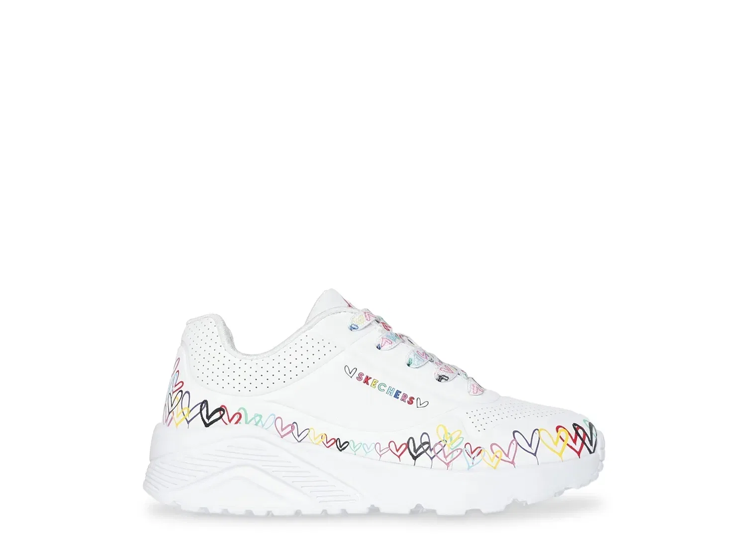 Кроссовки Uno Lite Heart Daze, Skechers, разноцветный — фото 3