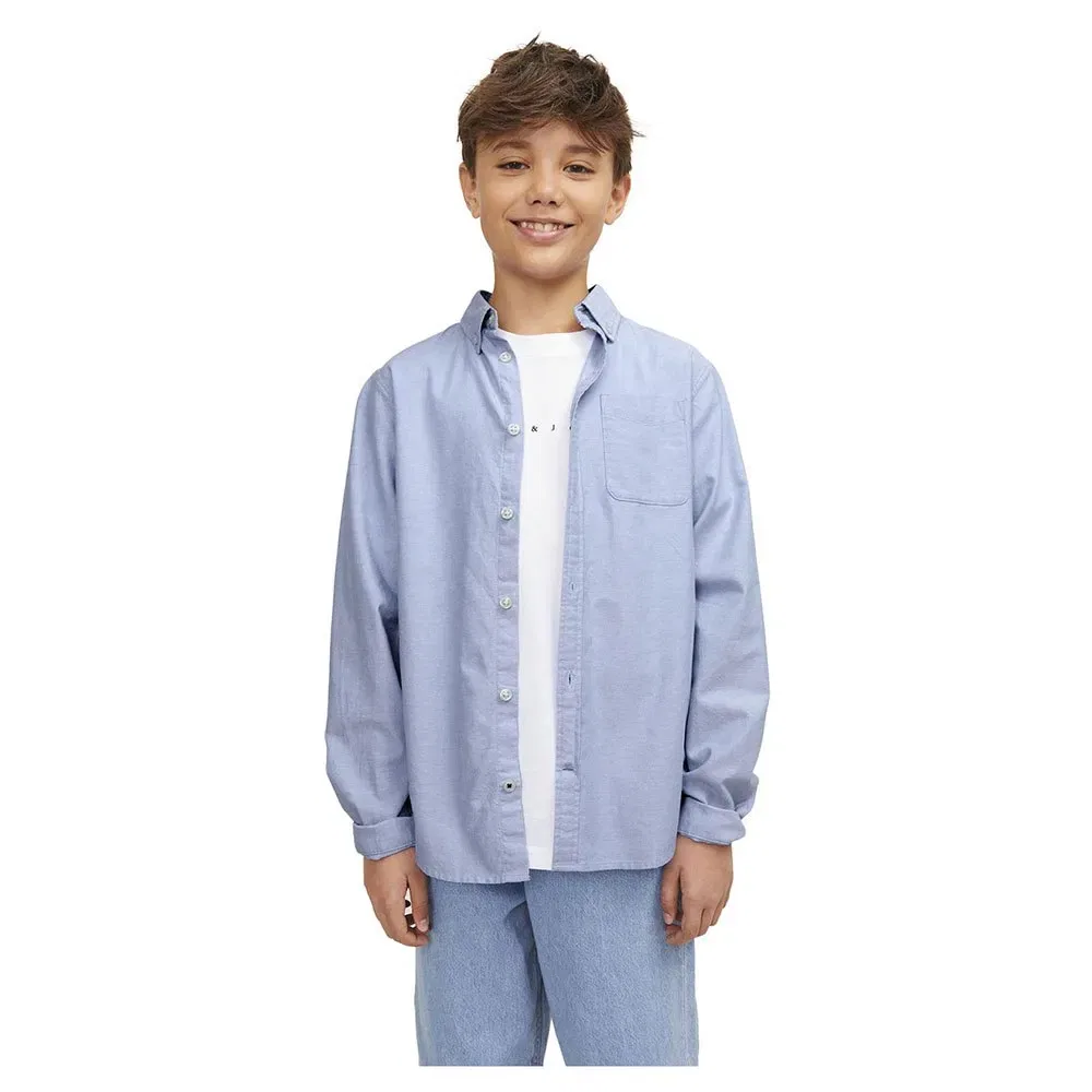 Рубашка с длинным рукавом Eoxford Jack & Jones, синий