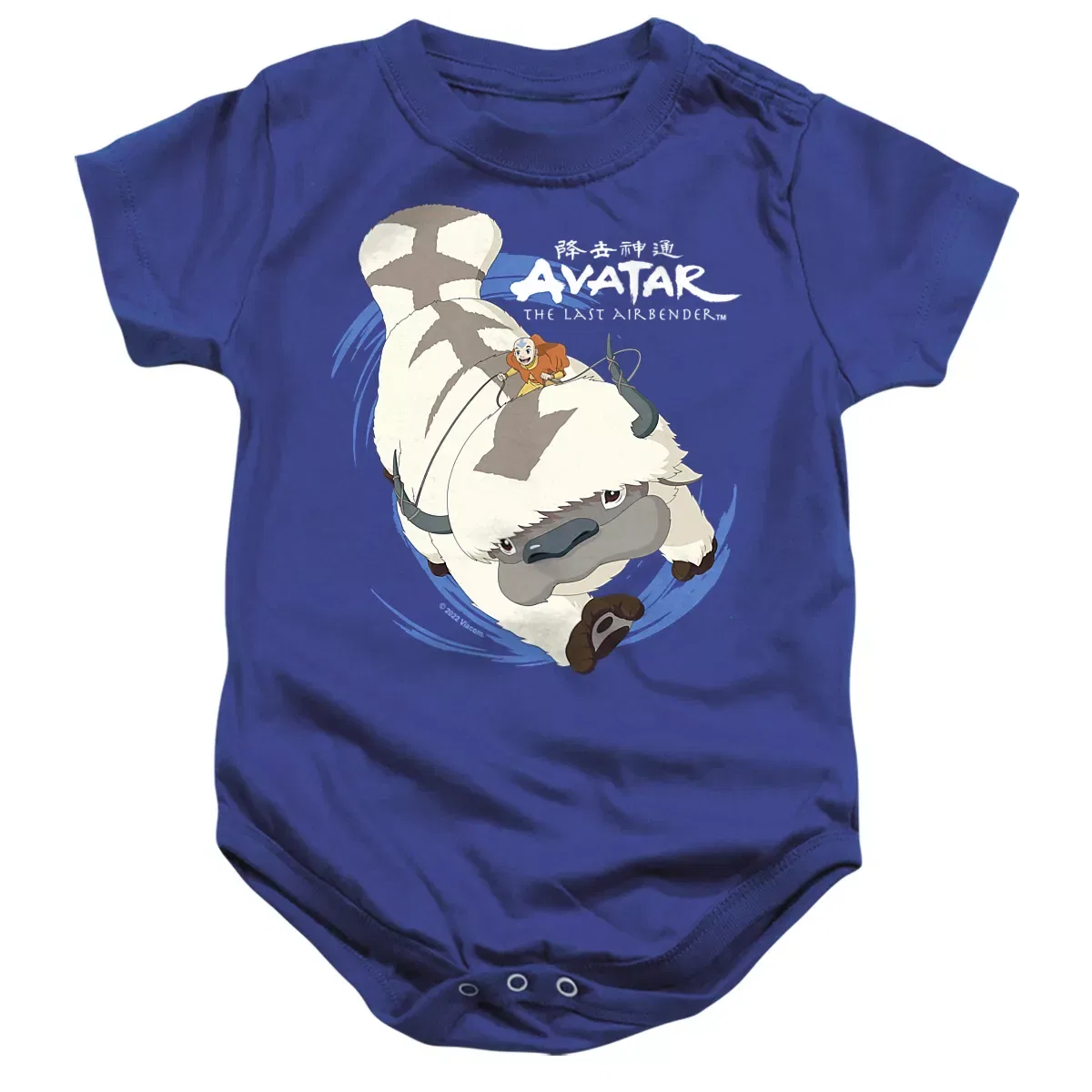 Детское боди с коротким рукавом Appa In Flight LOGOVISION, Royal Blue
