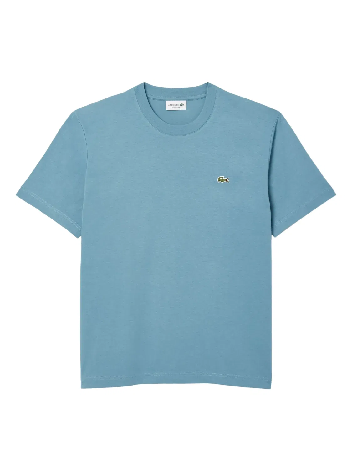 Футболка с вышитым логотипом Lacoste, синий
