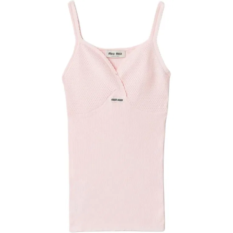 Женский топ-камисол с принтом Camisole MIU MIU, Pink