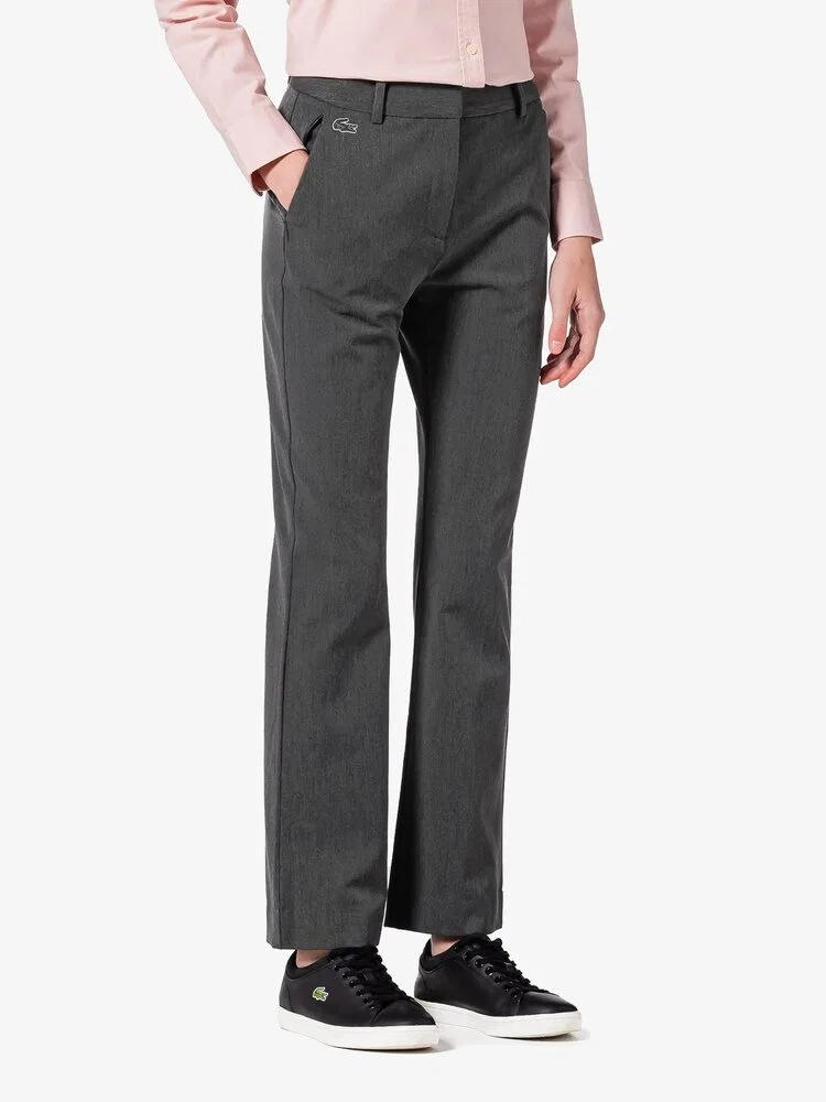 Брюки женские LACOSTE HF906E-55N, расклешенные, серые — фото 2