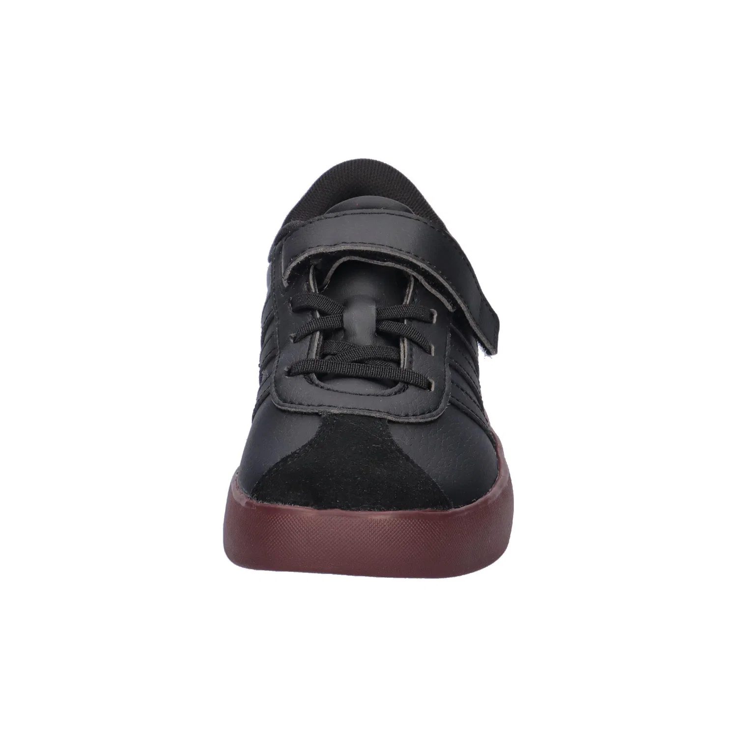 Детские кроссовки с верхом из искусственной кожи VL COURT 3.0 EL C Adidas, Schwarz Rot — фото 3
