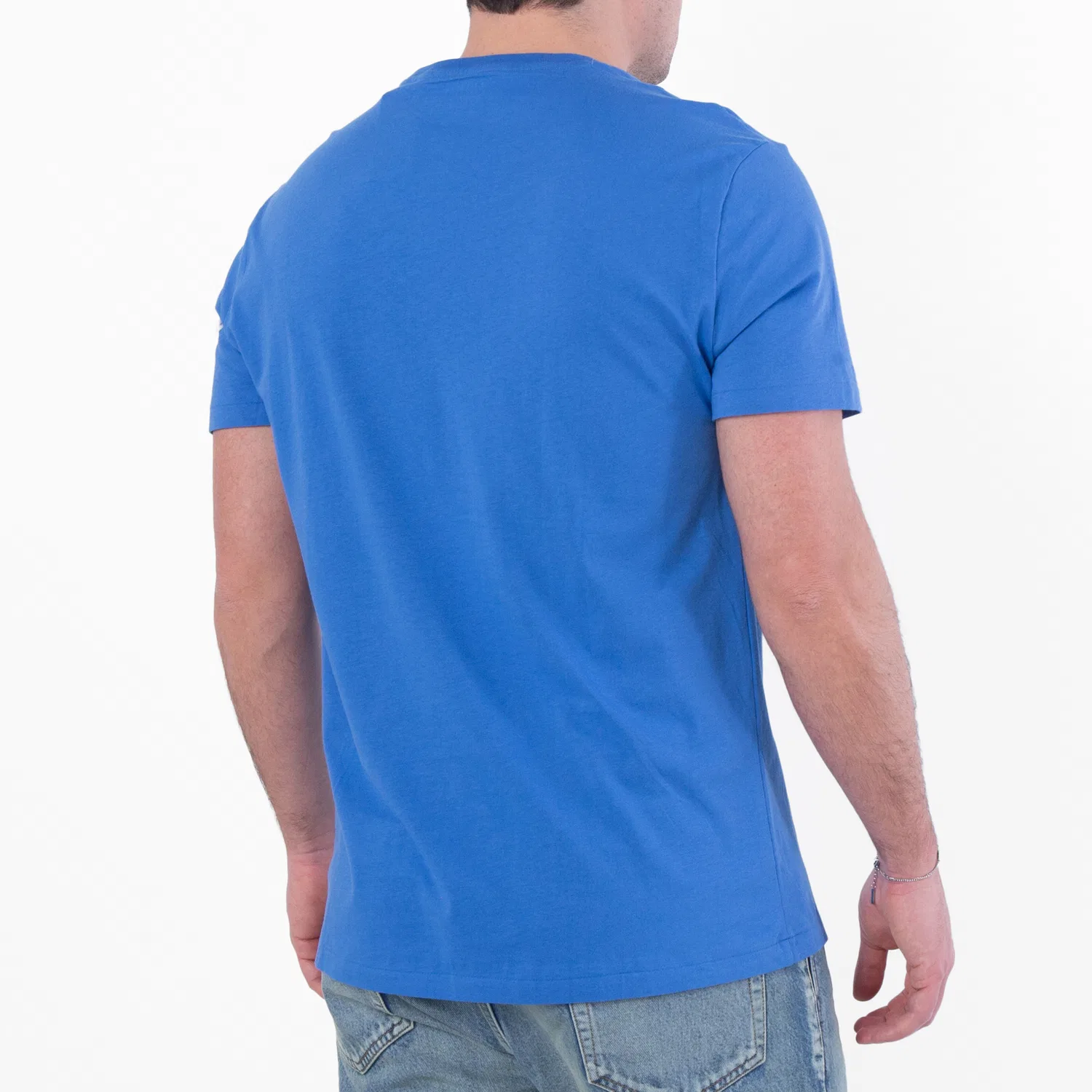 Футболка Custom Slim Fit Crewneck Polo Ralph Lauren, Blue 1 — фото 4