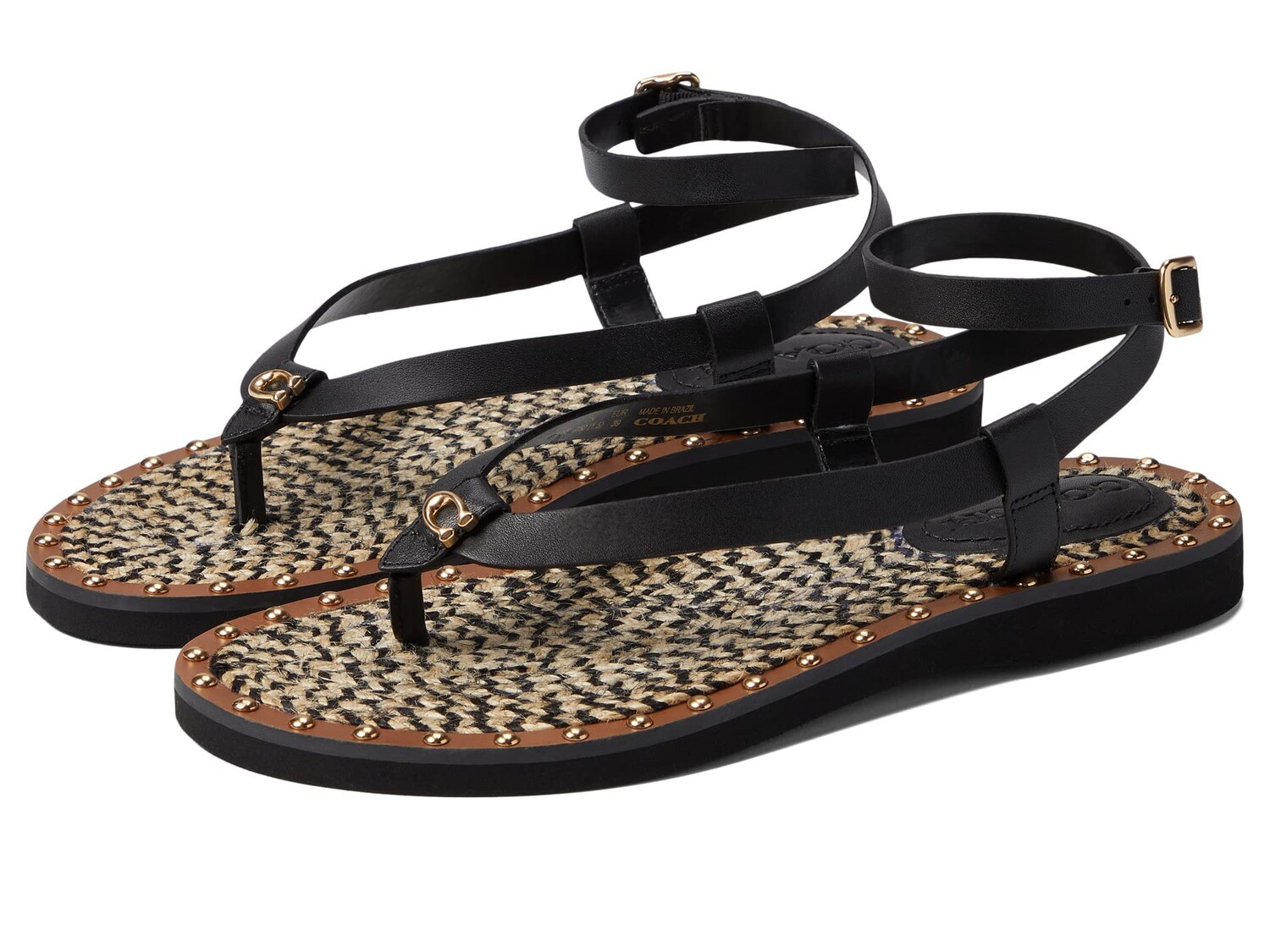 

Сандалии COACH, Gracey Leather Sandal