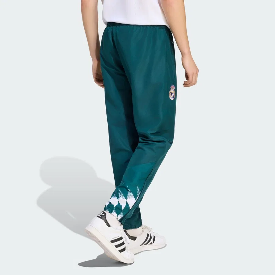 Спортивные брюки ADIDAS PERFORMANCE Slim fit 'Real Madrid Stadium' темно-зеленого цвета — фото 3