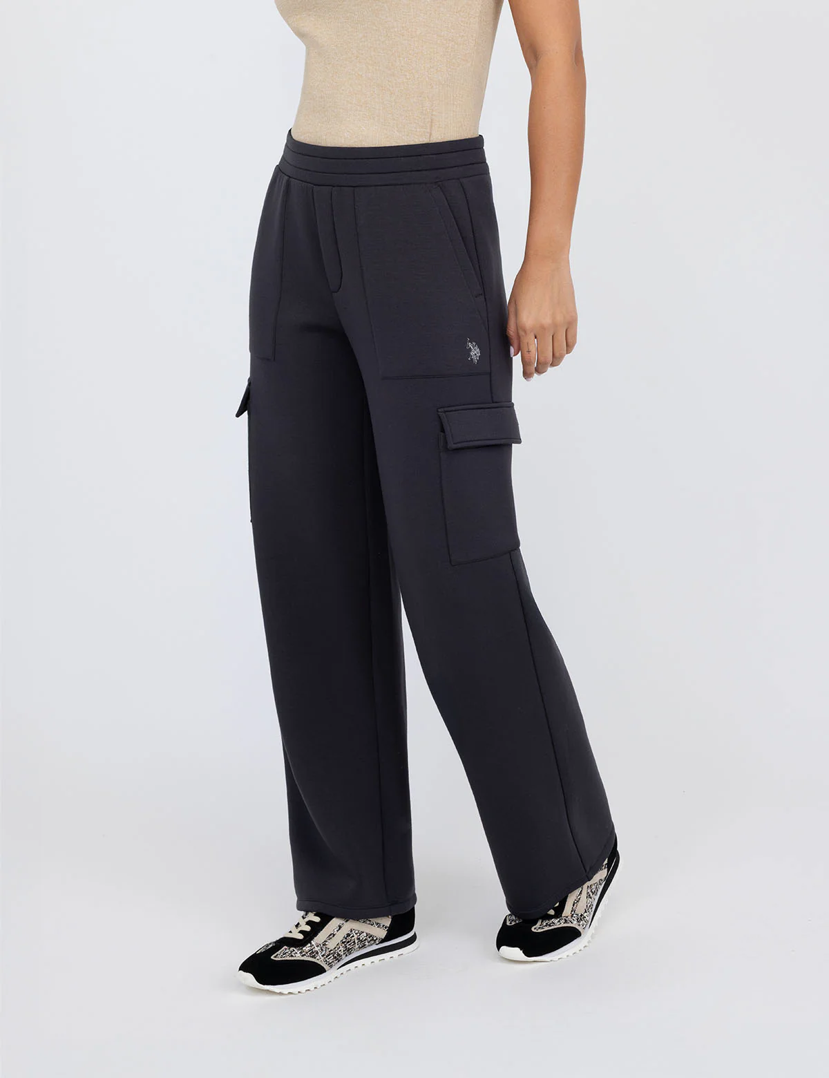 

Брюки U.S. Polo Assn White Label Straight Cargo Scuba, темно-серый