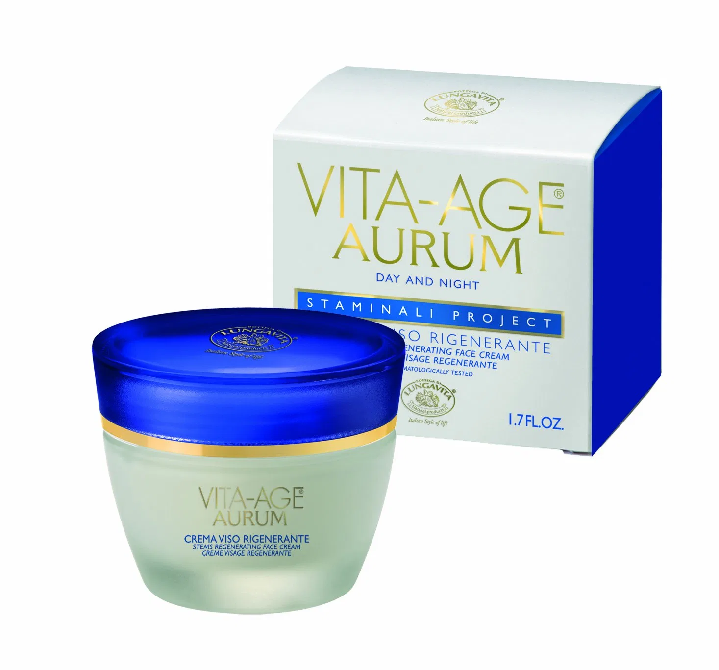 Крем для лица Vita-Age Aurum Day & Night Anti-Aging Cream, BOTTEGA DI LUNGA VITA, 50 мл