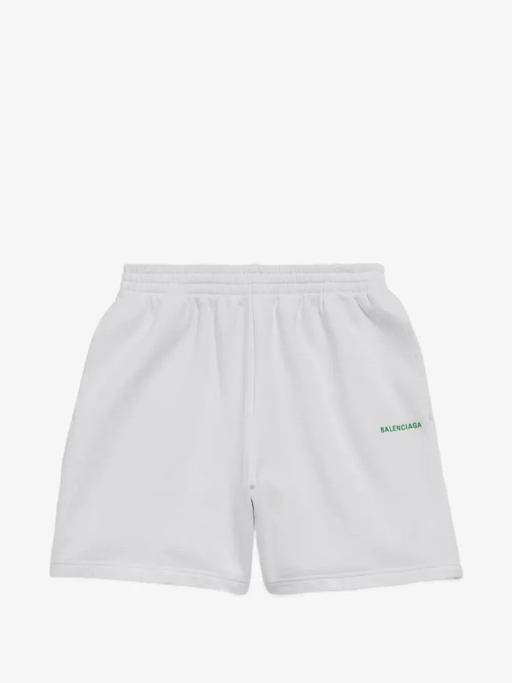 Шорты с вышитым логотипом BALENCIAGA, белый