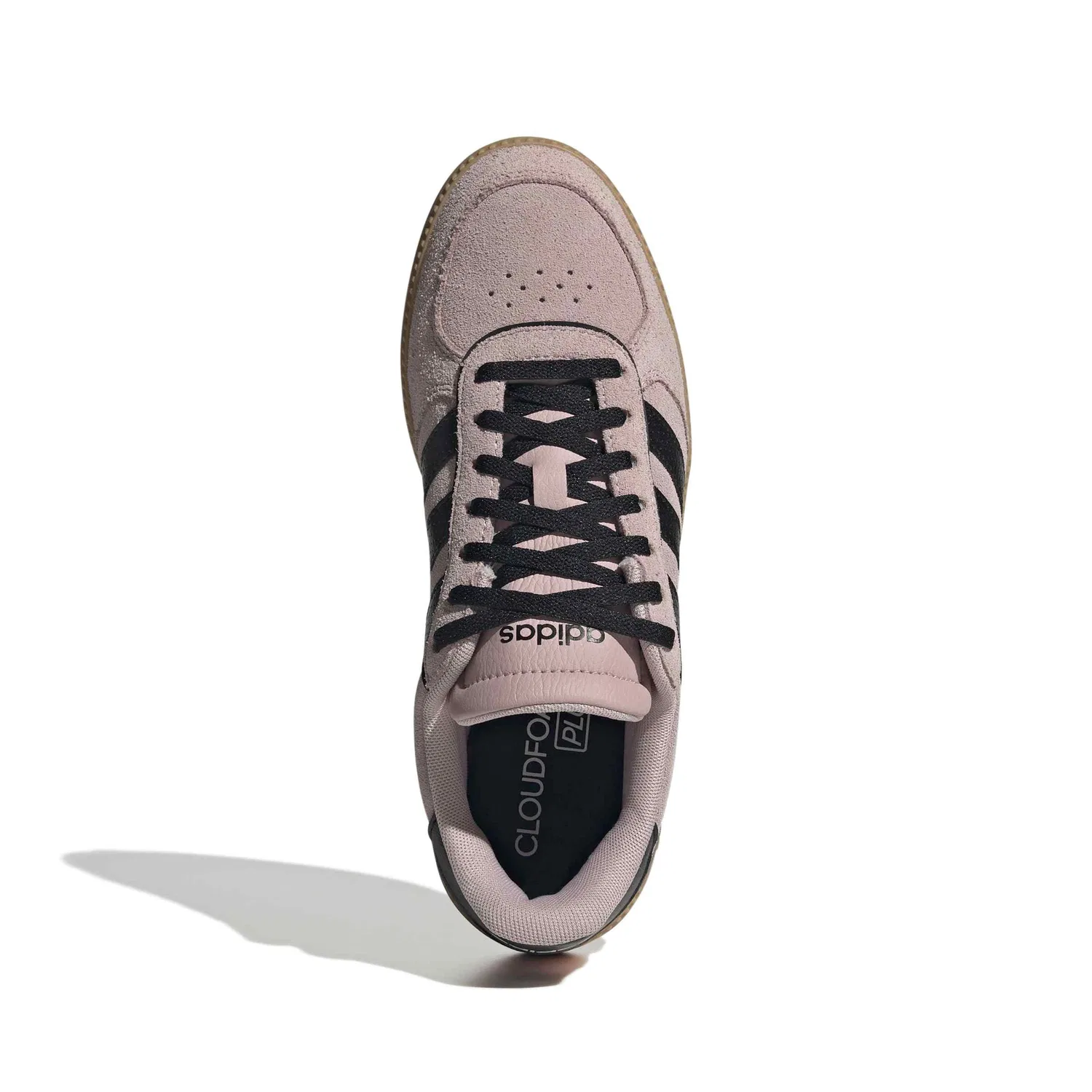 Детские кроссовки с верхом из натуральной кожи Superstar El I Gymnastics Shoe Adidas, Double Lilac Black Rubber — фото 2