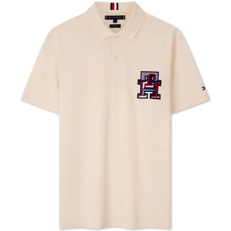Мужское поло Tommy Hilfiger, Ecru AEF