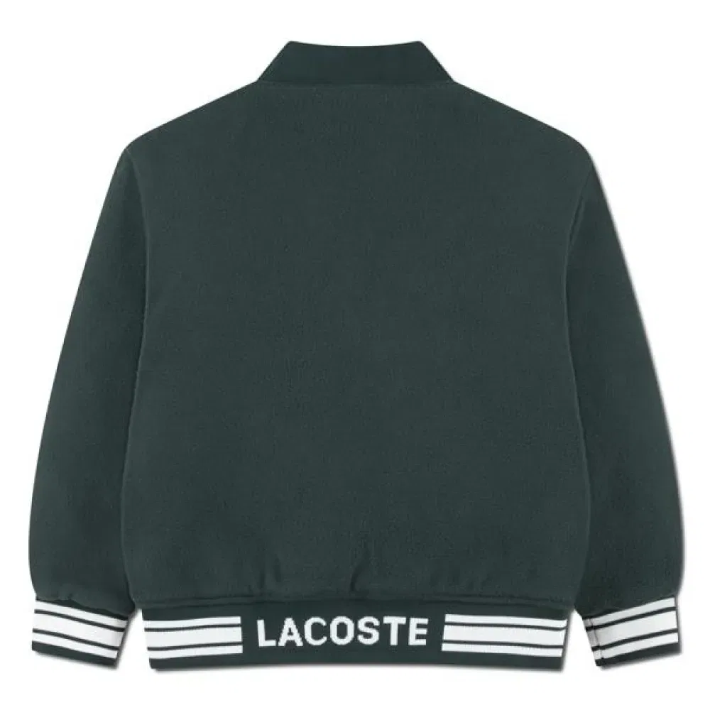 Куртка Varsity Lacoste Kids, зеленый — фото 2