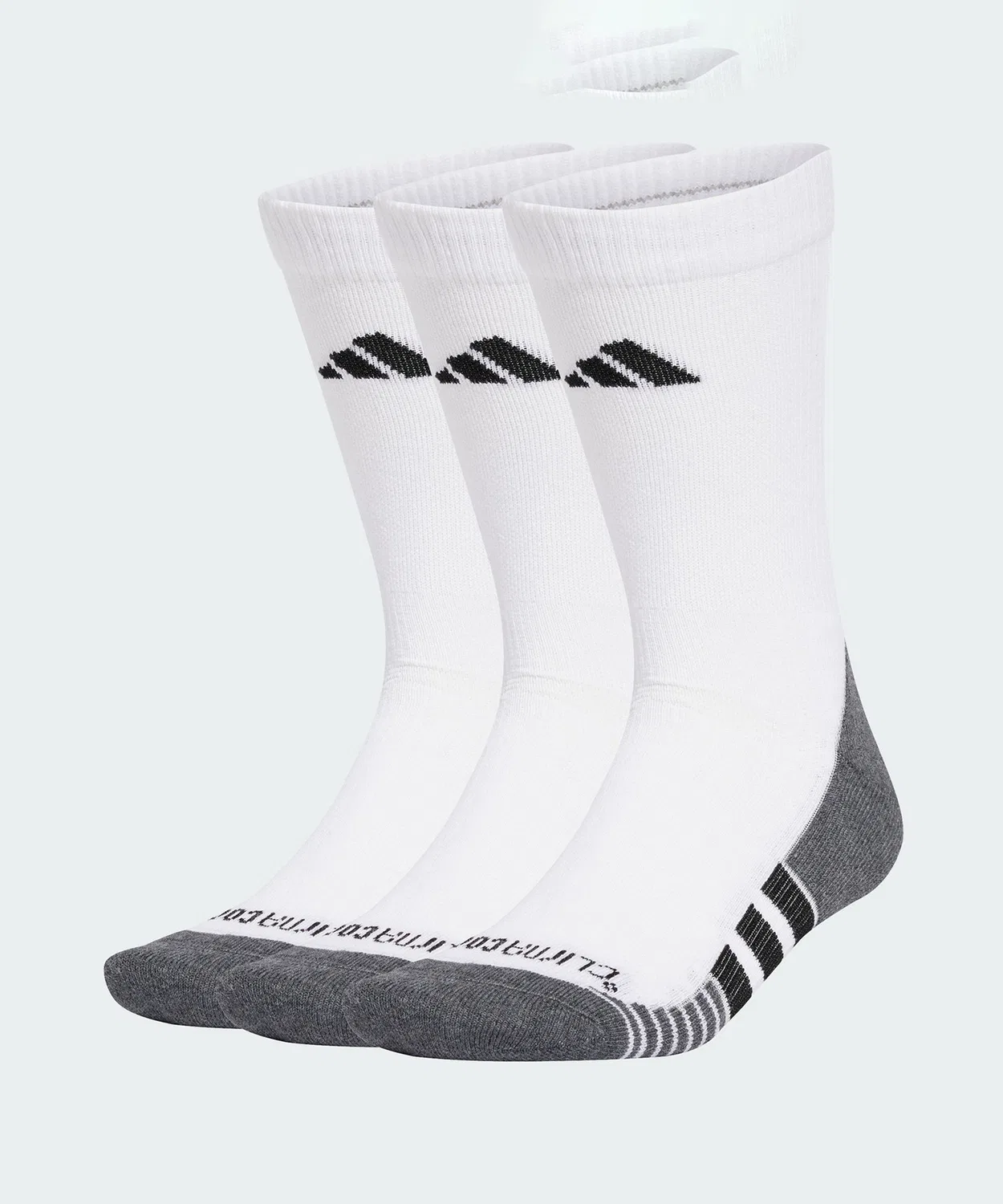 Мужские носки с поддержкой свода стопы, комплект из 3 пар, Performance Cushion Crew Socks Adidas, White/Black