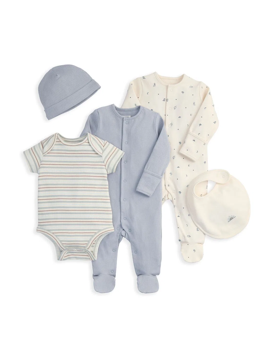 Комплект одежды для новорожденных Mamas & Papas Welcome to the World, синий — фото 2