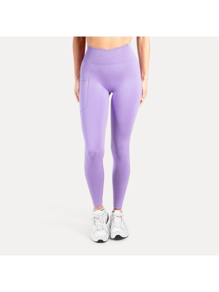 

Леггинсы Adrielle Pocket Seamless фиолетового цвета SMILODOX