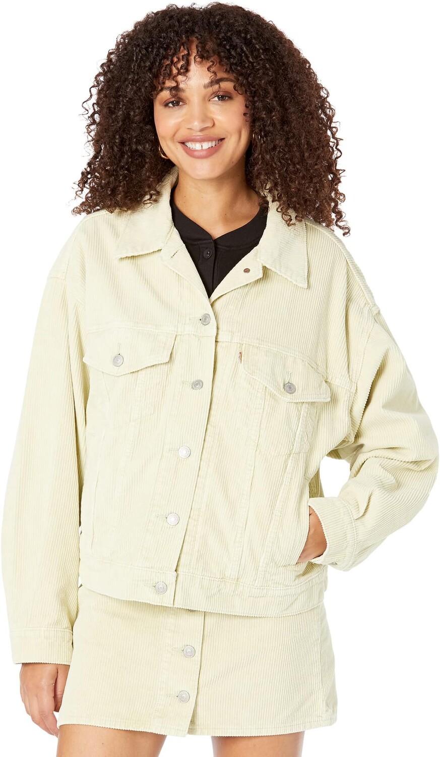 

Куртка Levi's Premium 90s Trucker, цвет Citronelle Fresh Corduroy