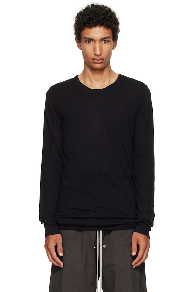 

Базовая футболка Concordians с длинными рукавами Rick Owens, черный