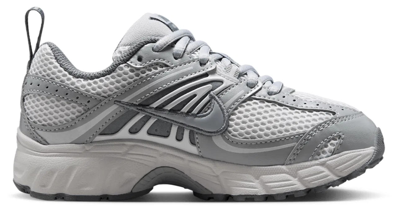 Детские кроссовки для мальчиков с амортизацией Max Air Nike Air Max Moto 2K Lace, Wolf Grey/Vast Grey