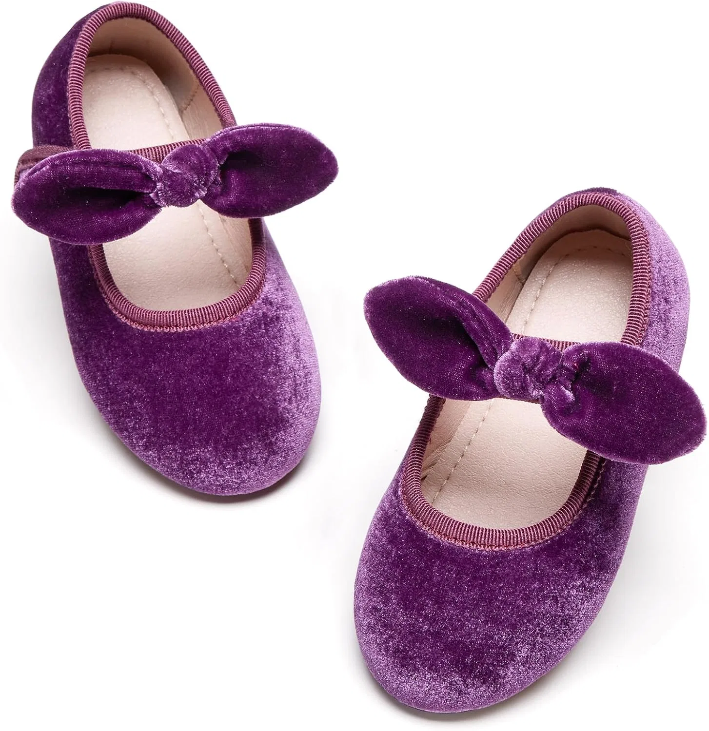 Детские балетки для девочек Mary Janes Kiderence, Purple