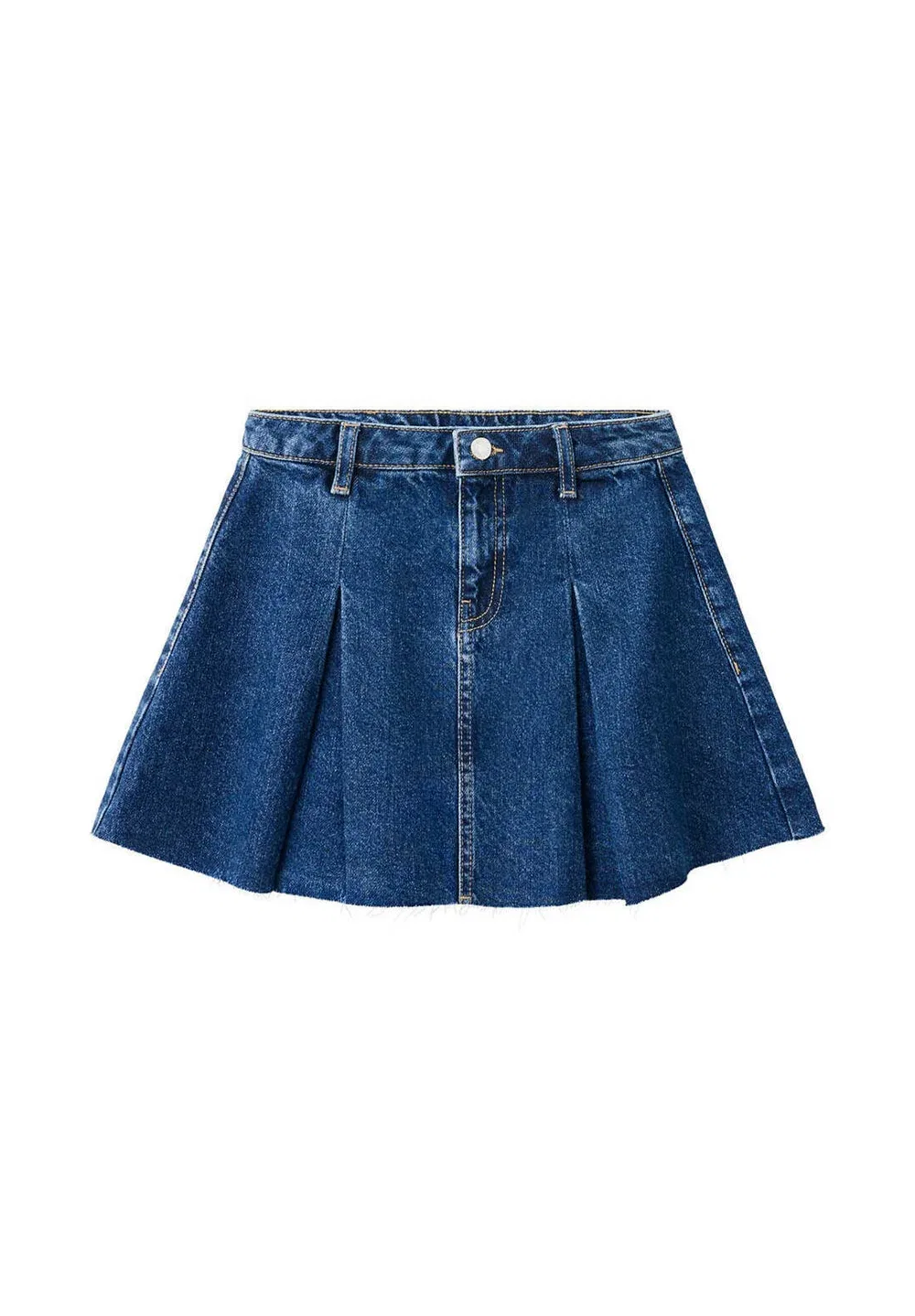 Детская юбка А-силуэта Mango Kids, Bleu Moyen