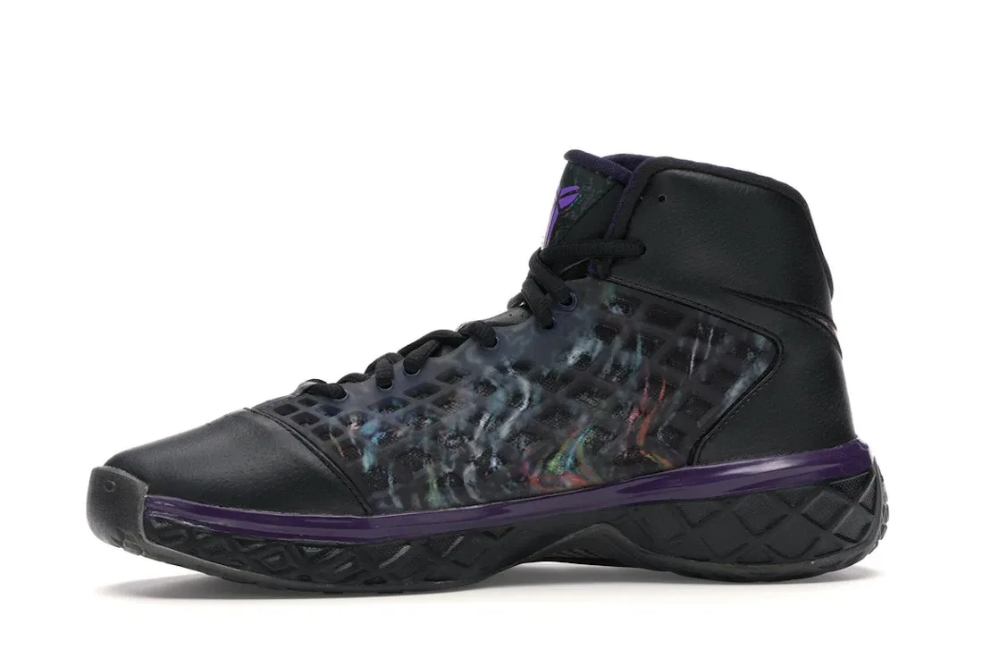 Детские кроссовки для баскетбола Nike Kobe 3 Prelude Misery, Black/Multi-Color-Imperial Purple-Kumquat — фото 3