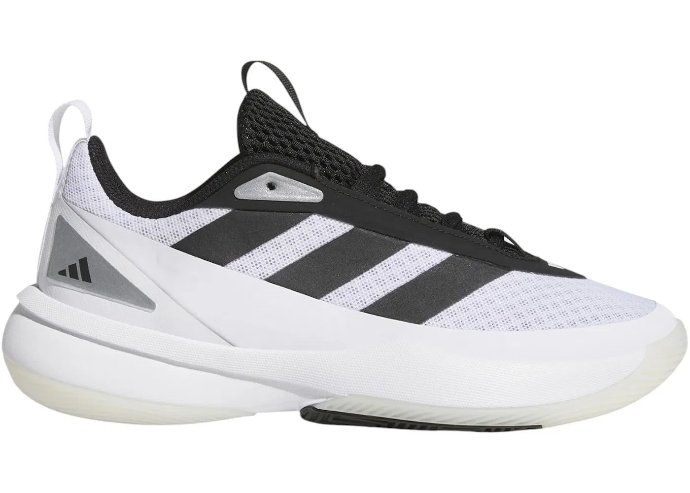 Детские кроссовки для мальчиков с контрастными деталями Adidas Front Court, Cloud White Core Black