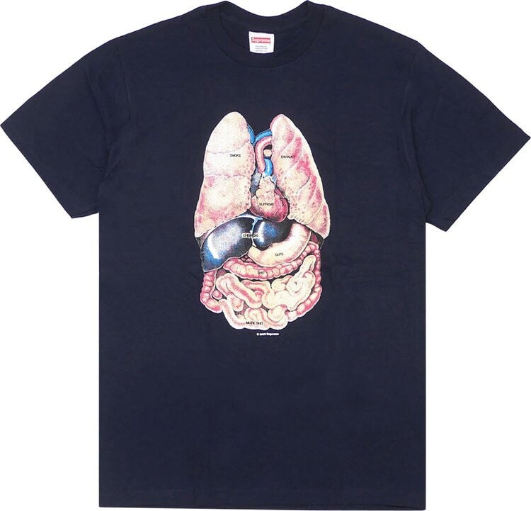 

Футболка Supreme Guts Tee 'Navy', синий