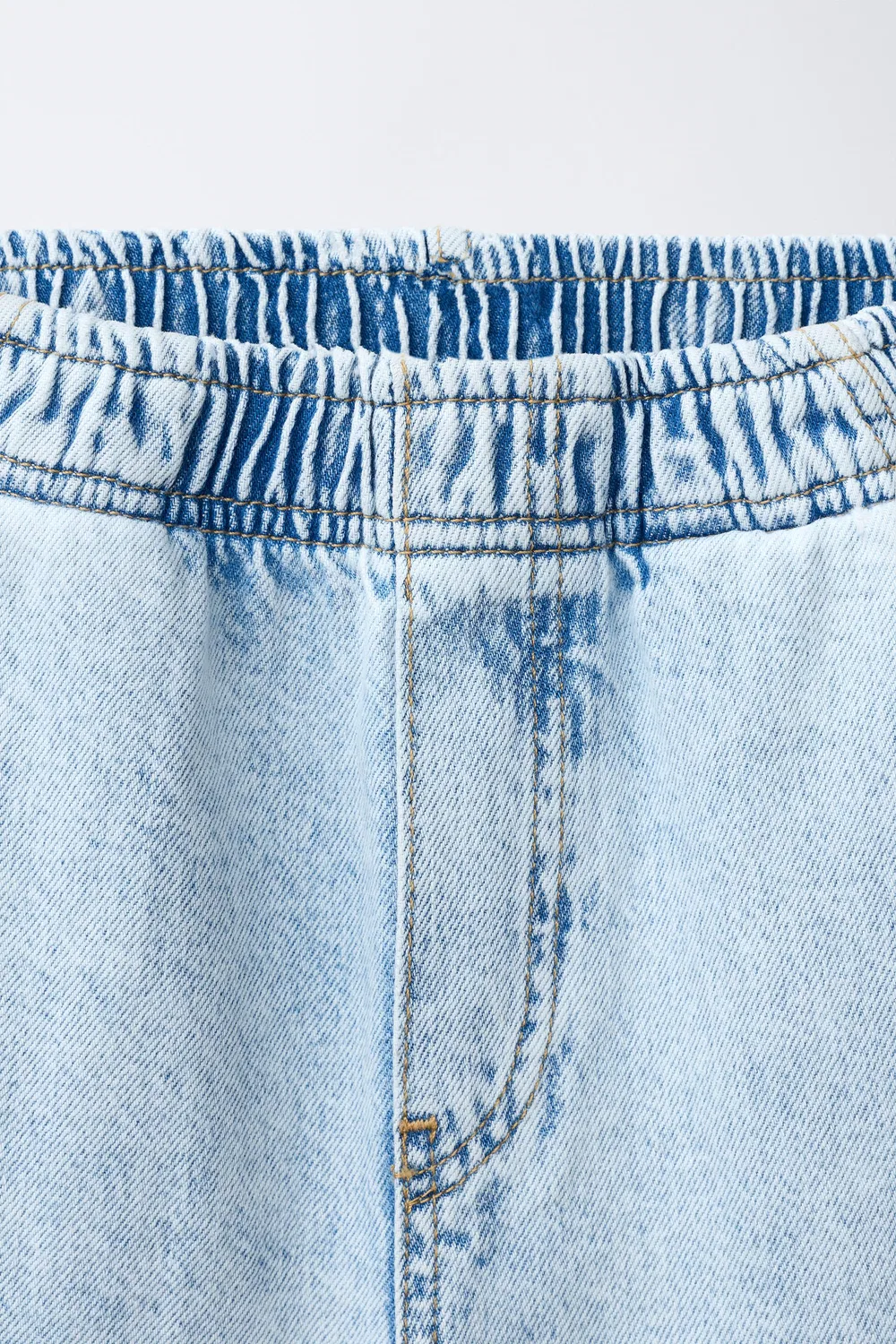 Свободные джинсы-баллоны ZARA, Light Blue — фото 3