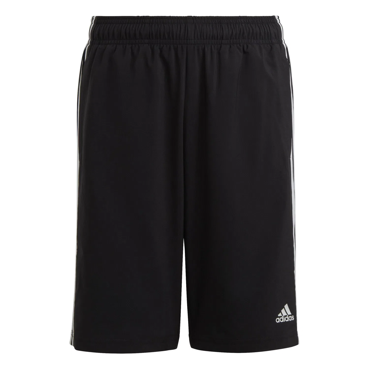 Детские шорты с принтом Essentials 3-Streifen Woven Adidas, Schwarz