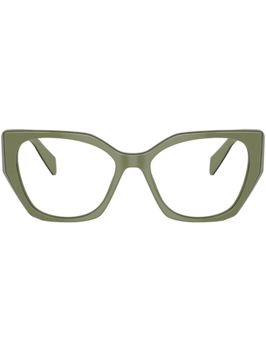 

Prada Eyewear очки в массивной оправе, зеленый