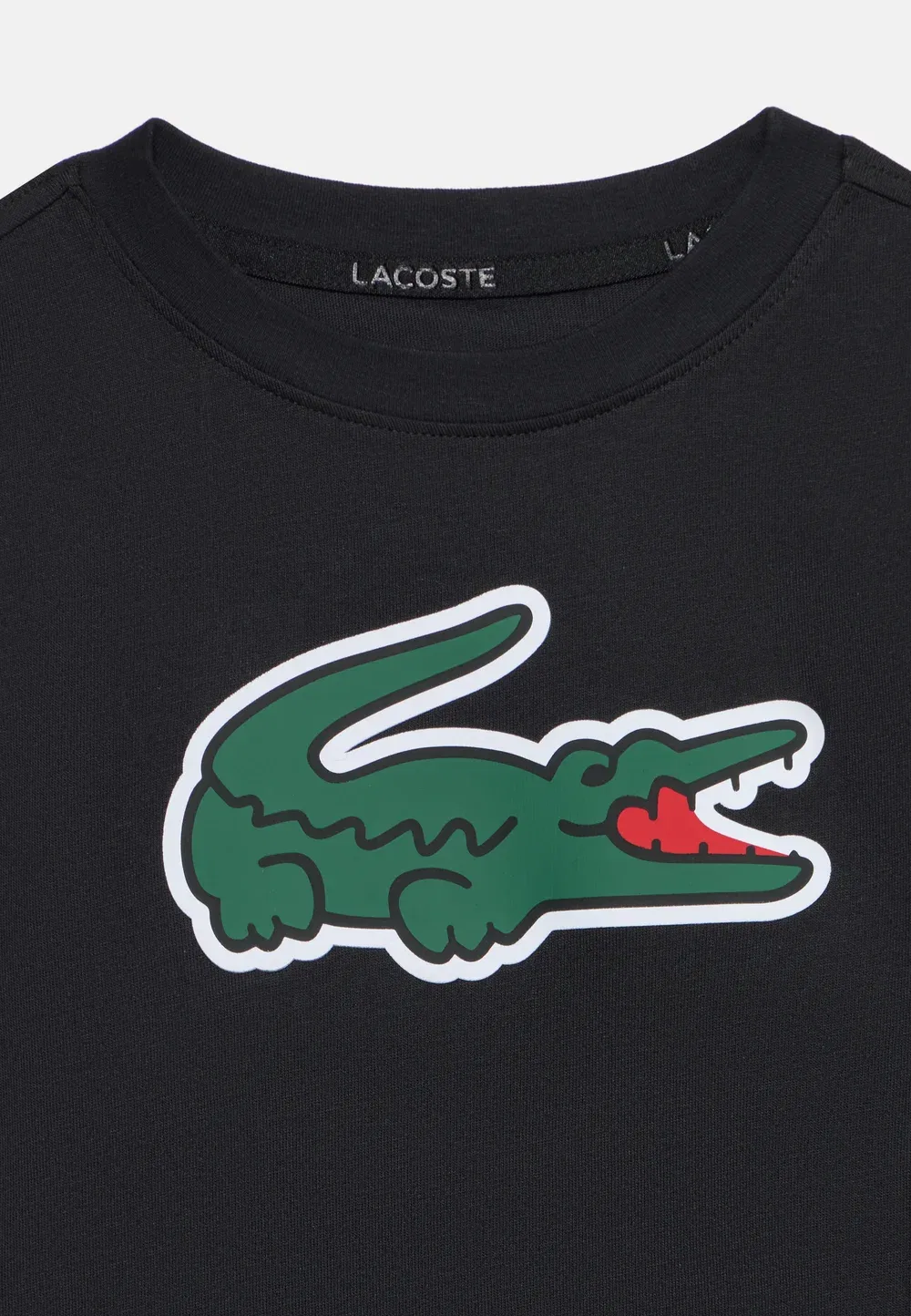 Спортивная футболка - футболка с принтом Lacoste, Noir — фото 4
