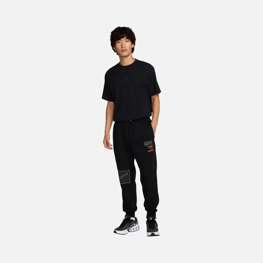 Спортивные брюки с французским футером Moon Graphics Nike, Черный