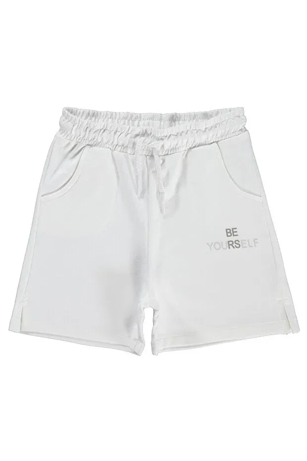 Детские шорты для девочек облегающие Civil Girls, Off White