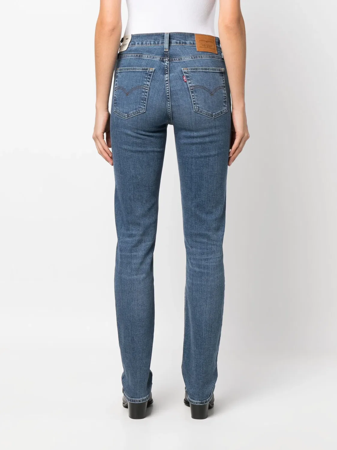 Джинсы Levi's 724 с завышенной талией, синий — фото 2