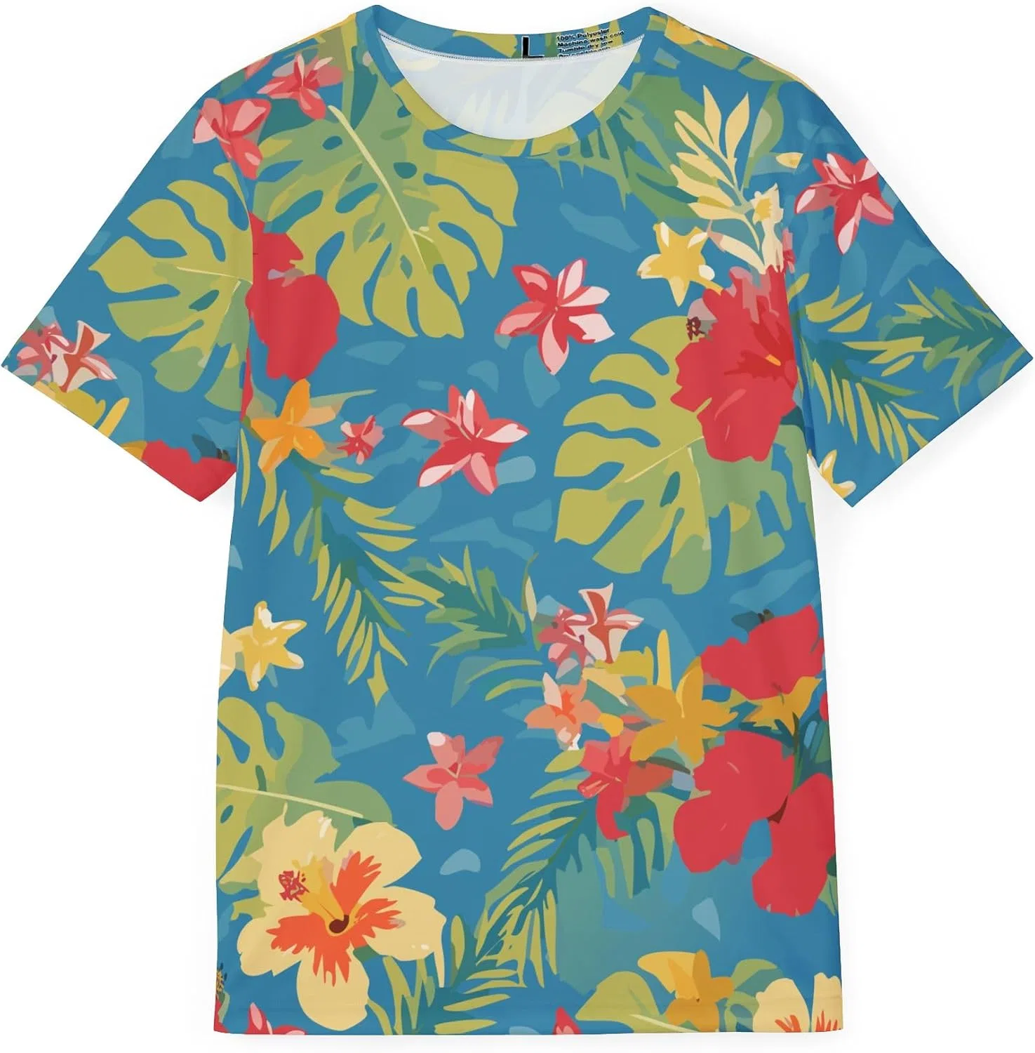 Унисекс футболка с цветочным принтом Africa Print, Multicolor