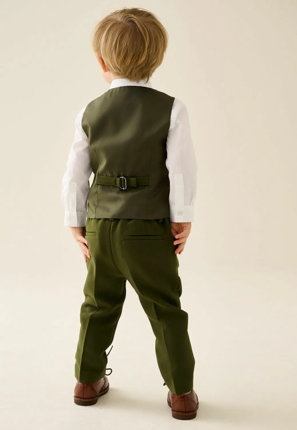 Комплект - жилет Next, Olive Green — фото 2