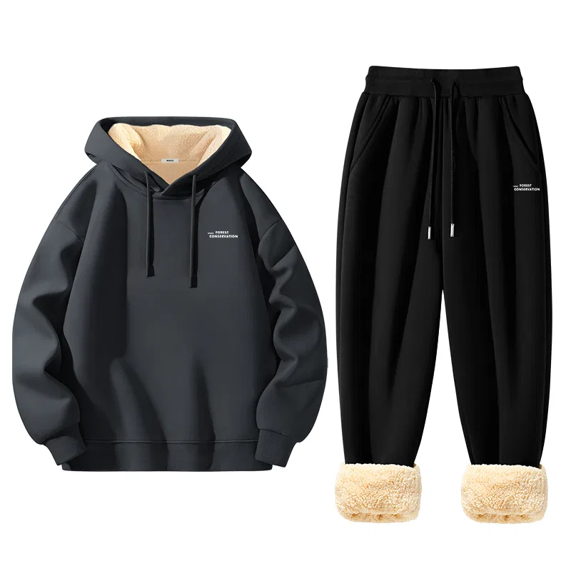 Детский комплект свитшотов MINISO, Dark Gray, Black