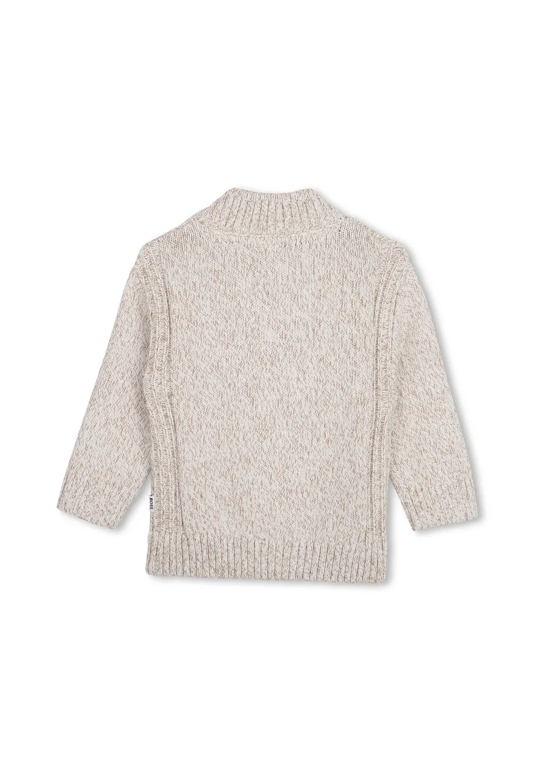 Cardigan en tricot - cardigan Boss Kidswear, Ivory — фото 2