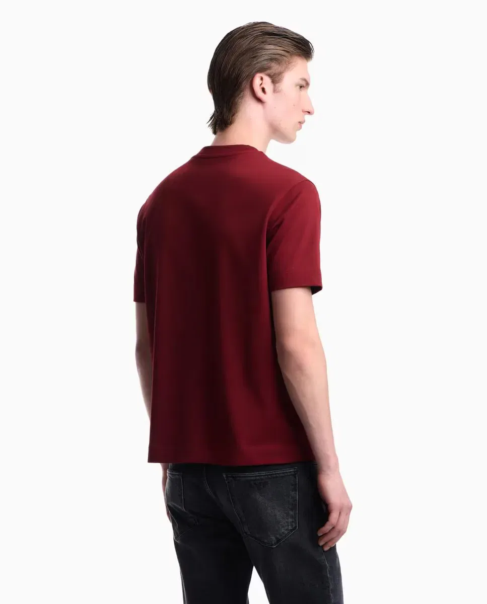 Мужская футболка с коротким рукавом с логотипом Emporio Armani, Red — фото 2