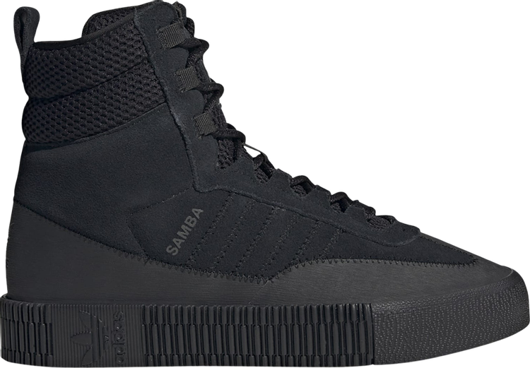 Кроссовки Adidas Wmns Samba Boot 'Triple Black', черный - фото