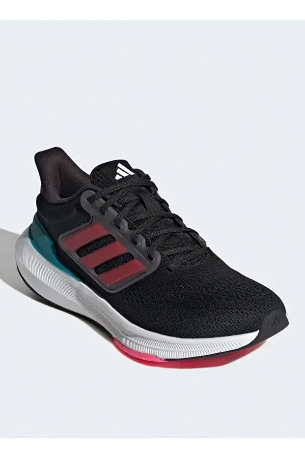 Детские кроссовки для девочек с принтом Ultrabounce J Adidas, Black — фото 4