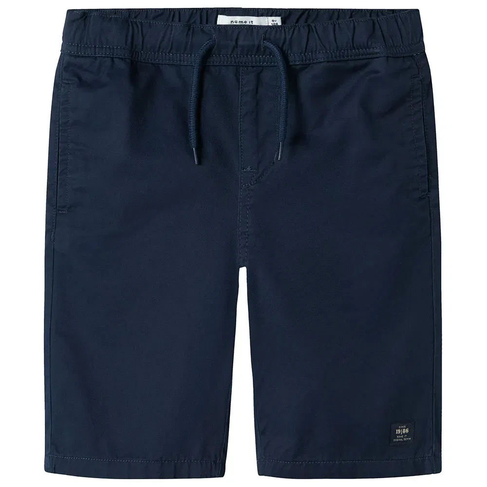 Шорты Name It Ryan Jog L Twill 7001, синий — фото 3