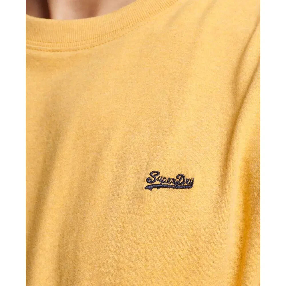 Мужская футболка Slim Fit Superdry Micro, Yellow — фото 3